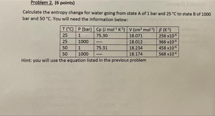 need help solving asap please Problem 2. (6 points) non de Calculate