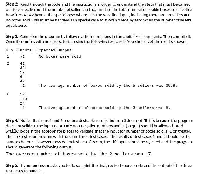 the average number of boxes of cookies 3 / sold by the