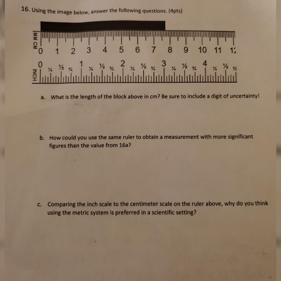 16. Using the image below, answer the following questions. (4pts) a.