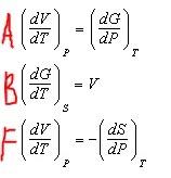 can be derived from the fundamental property relationship: dG = VIP-SAT dv