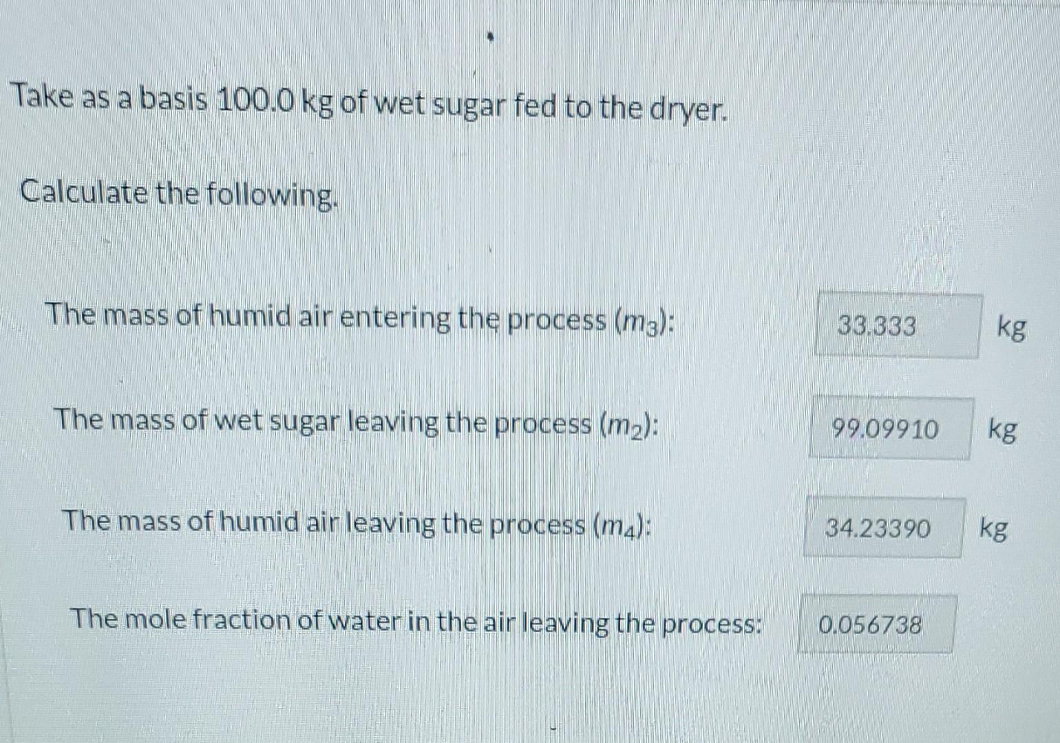 that reduces the moisture conte from 1.00 wt% to 0.100 wt%. a