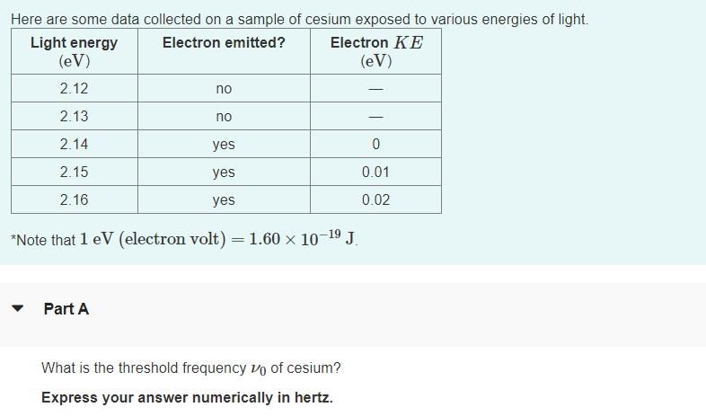  Here are some data collected on a sample of cesium exposed