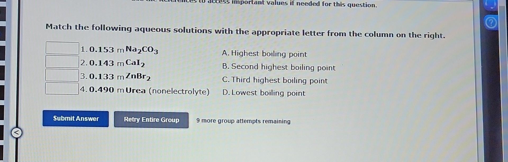 Tb=m i Kb Kb is the boiling point elevation constant. It depends