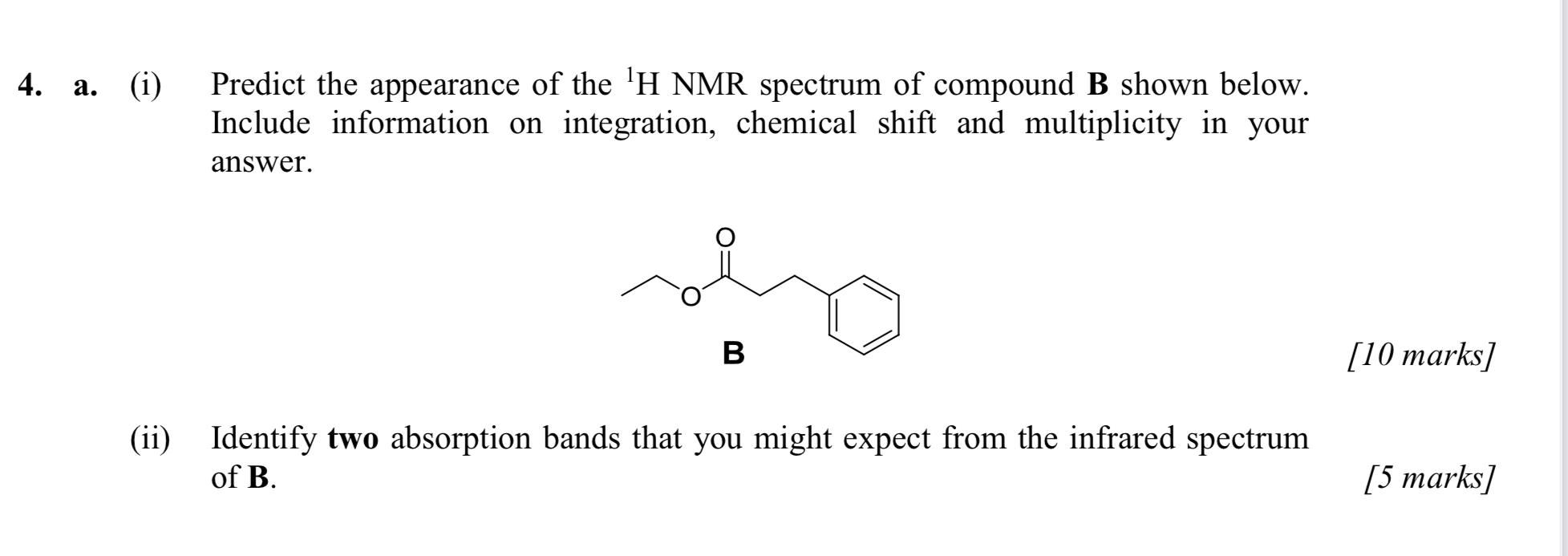 Hi could I have help please (i) Predict the appearance of the