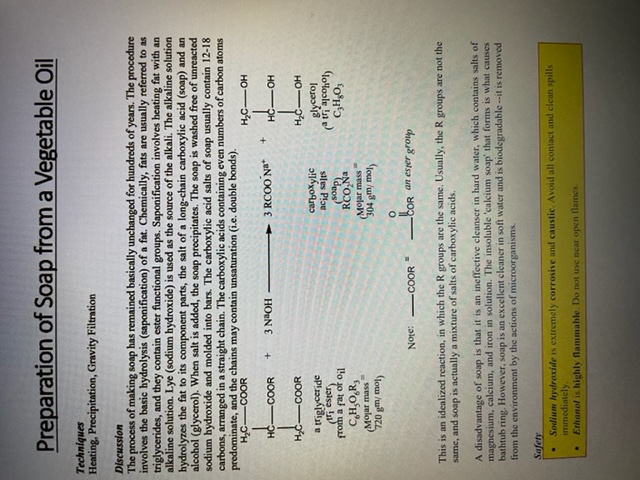Please help! I have completed the experiment below. I need help with