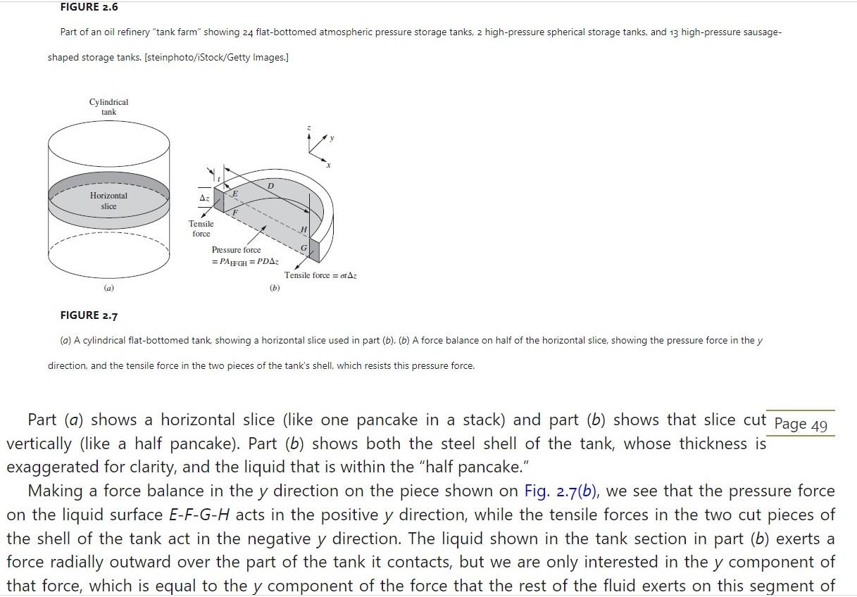 Problem 2.28a Example 2.9 shows the calculated thickness at the bottom needed