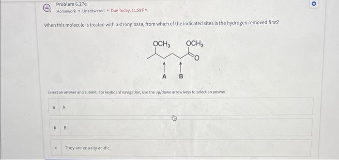 an answer. 3 A b B c C d They are equally