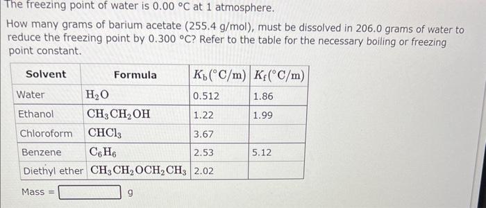 of copper(II) nitrate, Cu(NO3)2(187.6g/mol), in 234.2grams of water. Use the table of