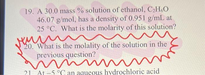 Can u do step by step for this? 19. A 30.0 mass