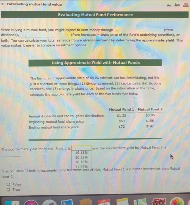 increases in share pr both. You can calculate your total eamings from