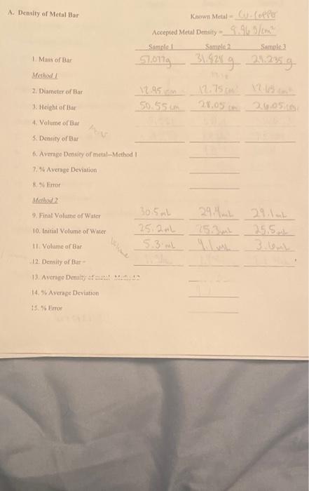 please answer 12 through 15 please answer 12 through 15 A. Density