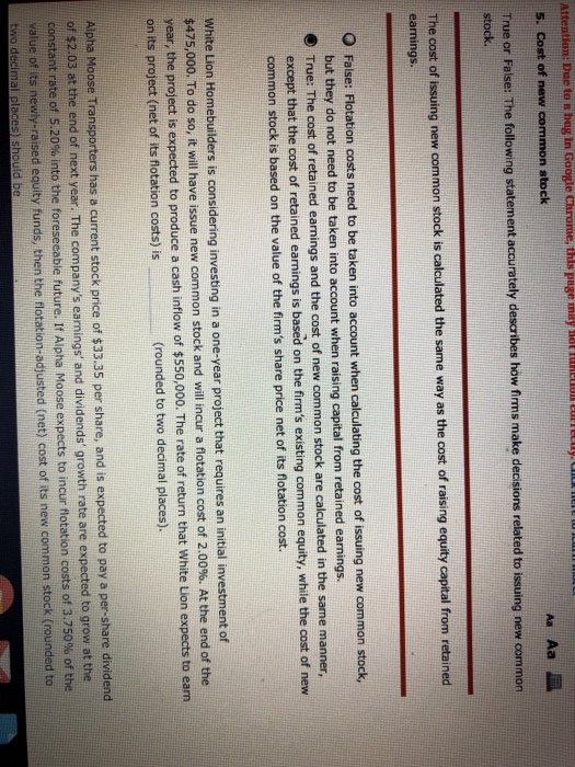  Aa Aa False: The following statement accurately describes how frms make