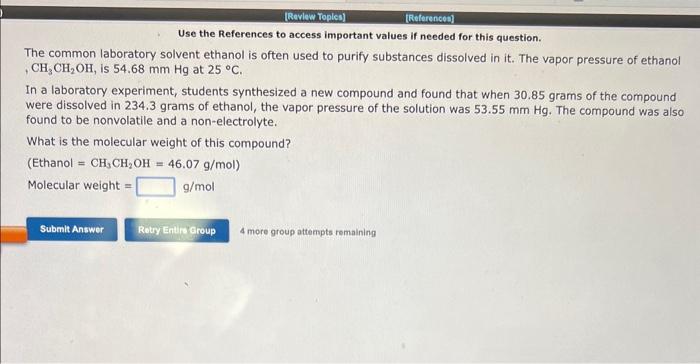  Use the References to access important values if needed for this