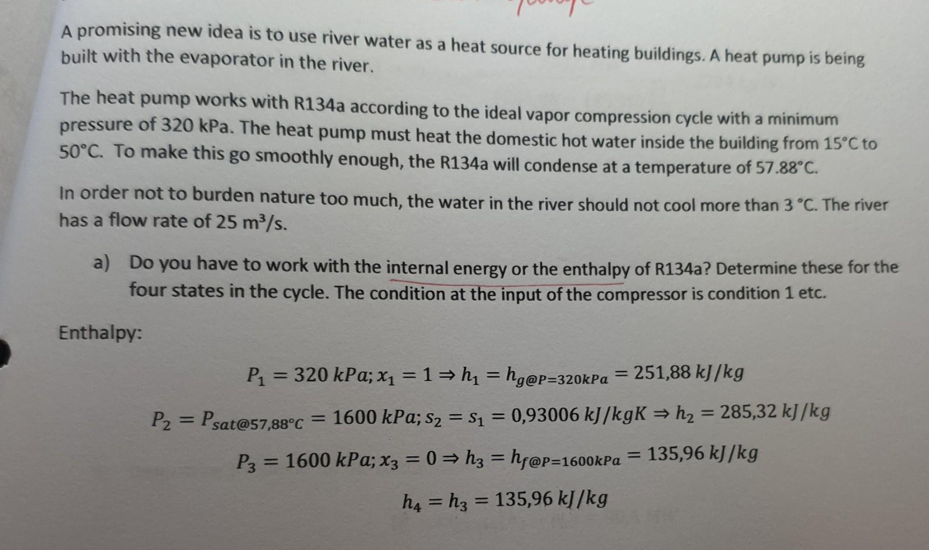 how do I choose when to use enthalpy and when to