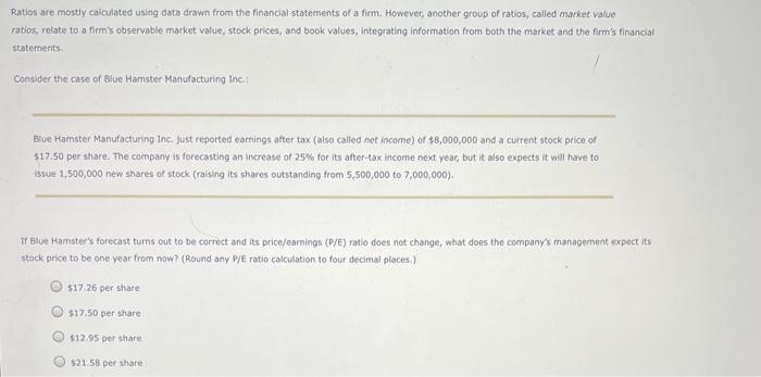  Ratios are mostly calculated using data drawn from the financiai statements