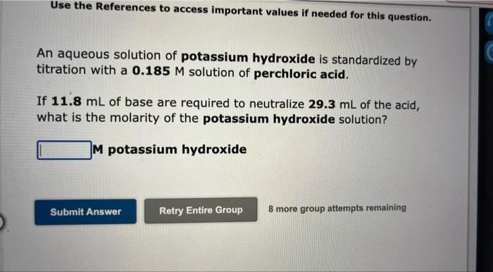  Use the References to access important values if needed for this