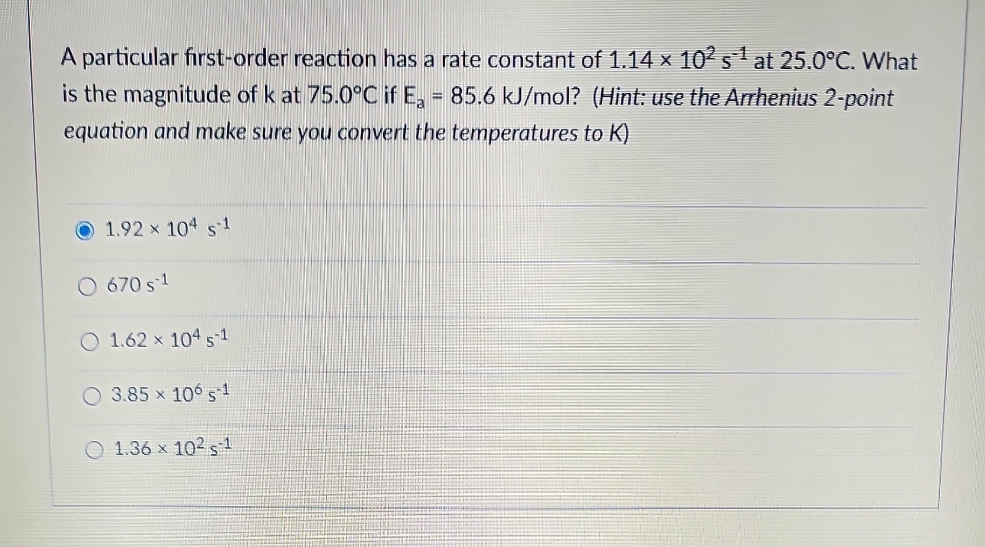 second-order process to produce hydrogen and iodine according to the following chemical