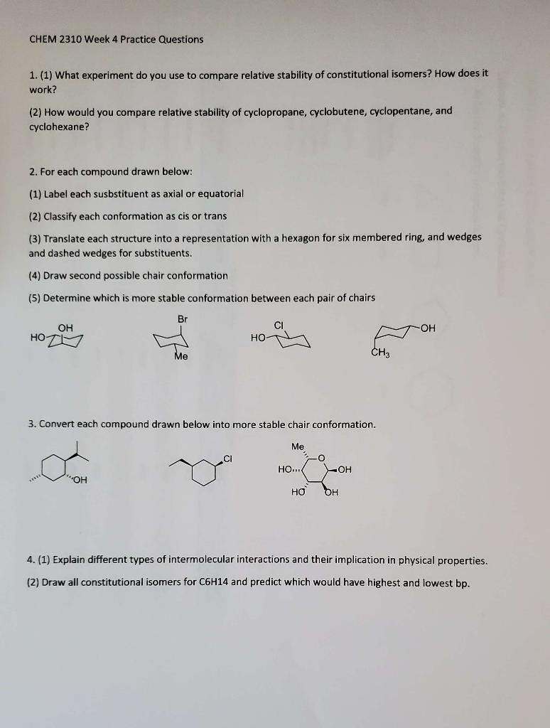  Questions 1 and 2 please 1. (1) What experiment do you