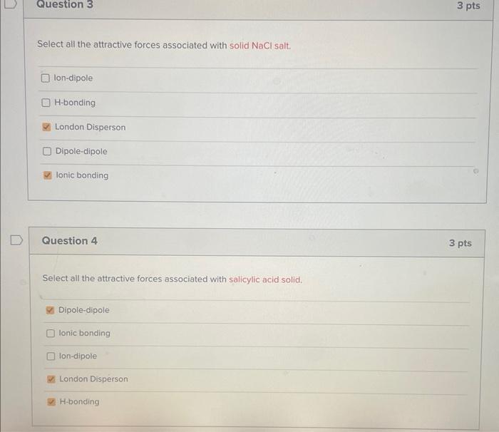 pls select ally apply thx! Select all the attractive forces associated with