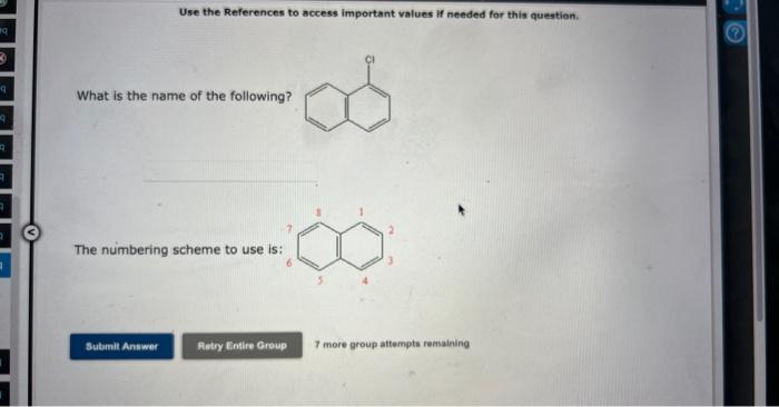  Use the References to access important values if needed for this