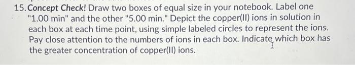  5. Concept Check! Draw two boxes of equal size in your