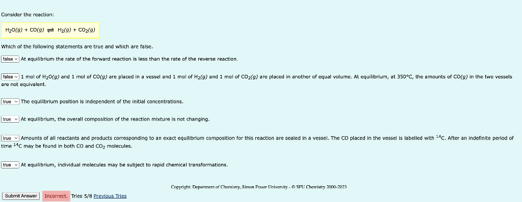 Please help and explain which one is incorrect and why!! Consider the