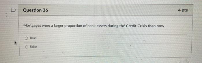in Manhattan, would be considered a regional bank. O True O False