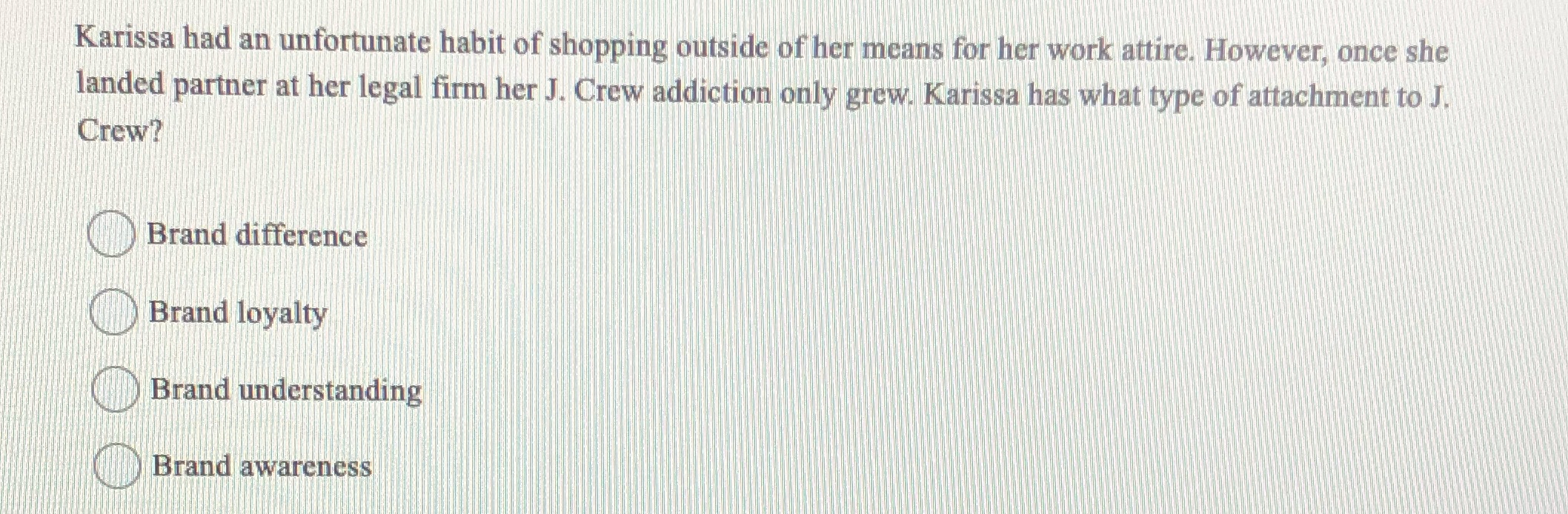 Will give a thumbs up for correct answer Karissa had an unfortunate