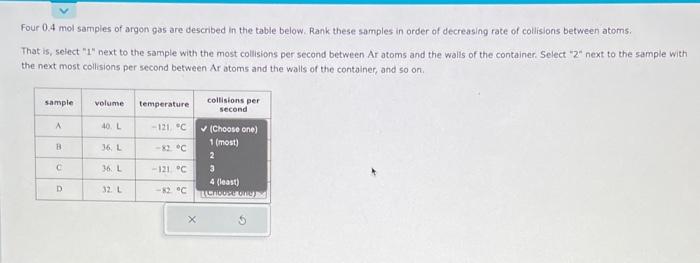 pick an answer for all 4 drop down options choices for all