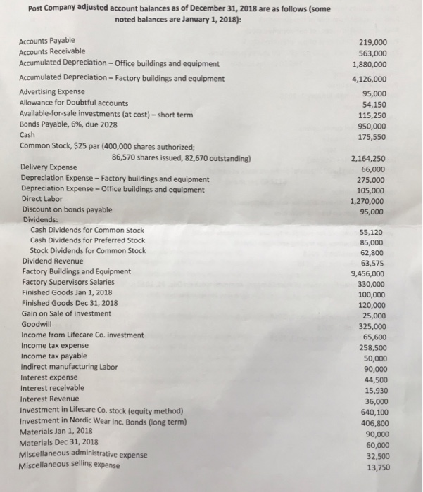  Prepare a multi-step Income Statement with proper form concluding with Earnings