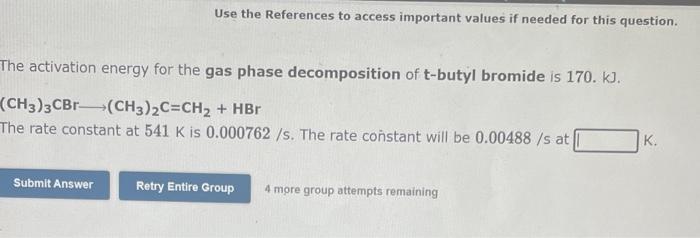  Use the References to access important values if needed for this