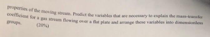 to explain mass-transfer coefficient, one must consider the geometry involved, a variable