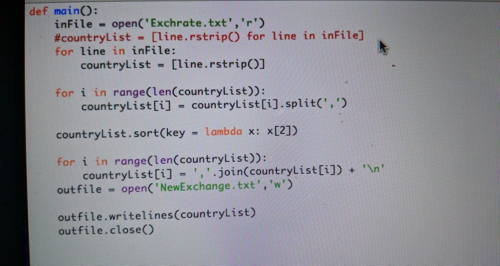  making a new file by sorting through a textfile . Why