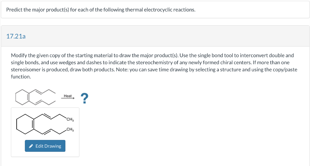 of the following process: Predict the major product(s) for each of the