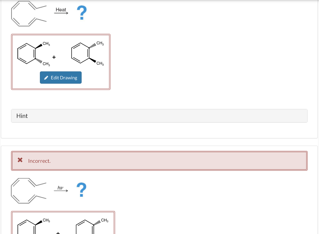 material to draw the major product(s). Use the single bond tool to