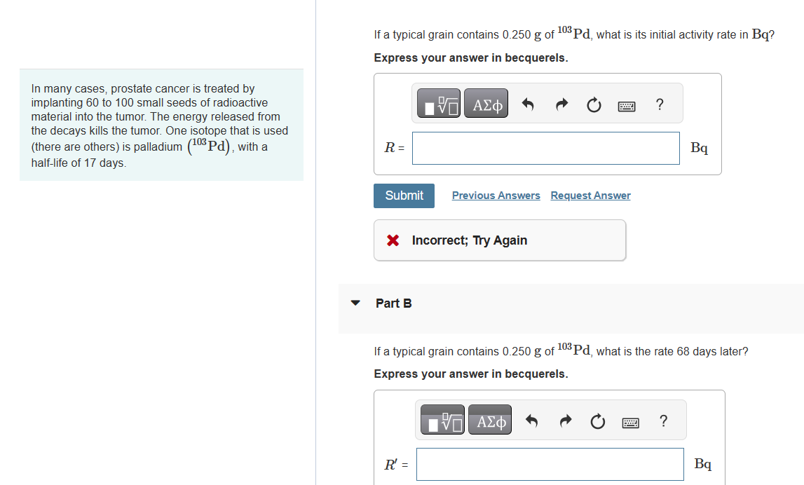 Please help me in solving both parts to this problem. Thank you
