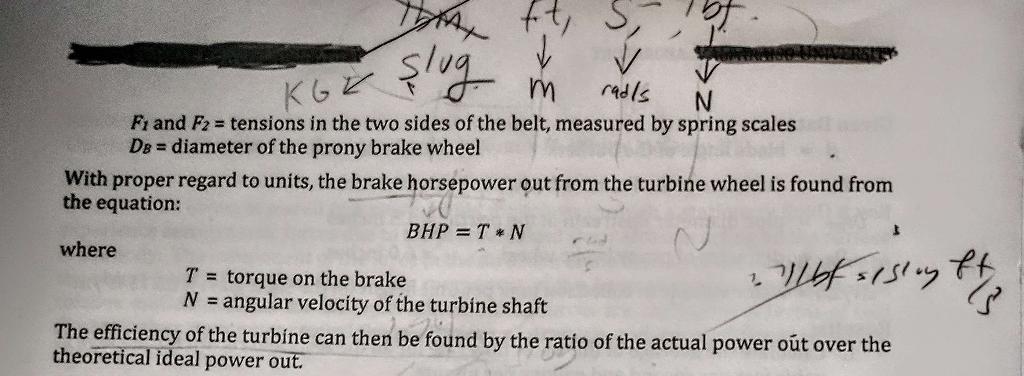 bucket = density of the fluid Q= volume flow rate of fluid