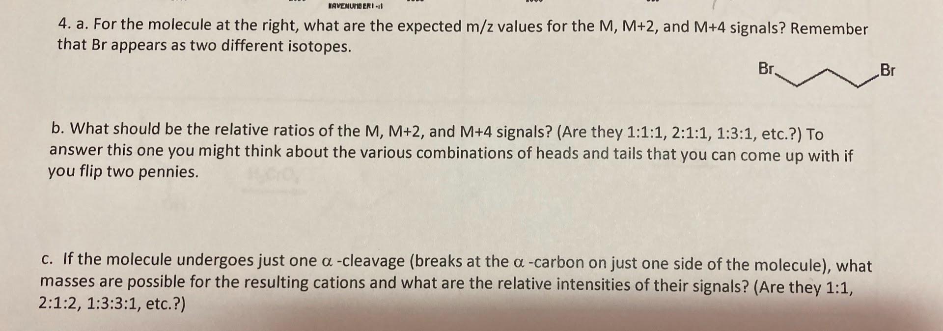 I'm having some trouble getting started with this problem, because Br can