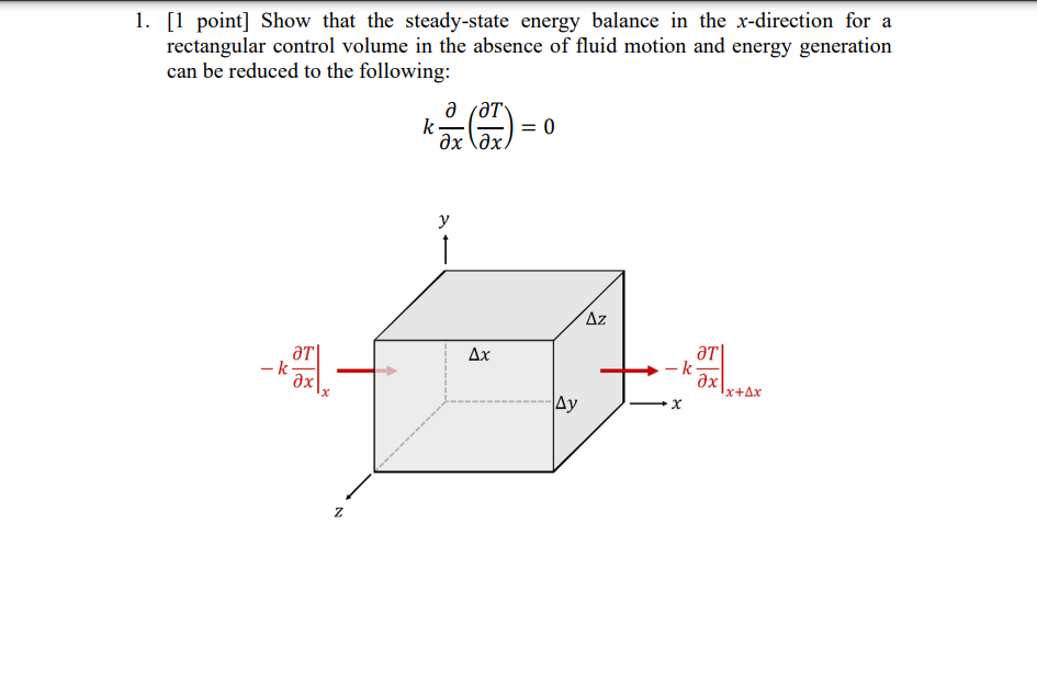 Please solve the fluid dynamics problem accurately! 1. [1 point] Show that