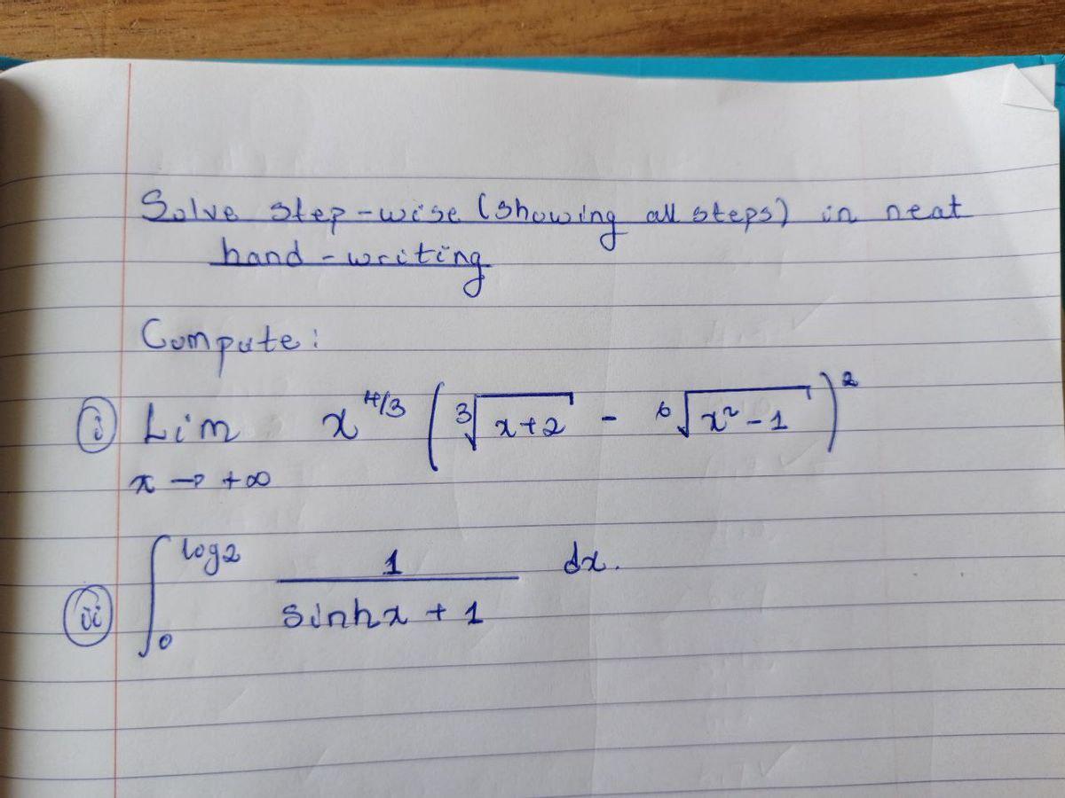 ASAP IN TYPING FORMAT Solve step-wise (showing all steps) in neat hand-writing