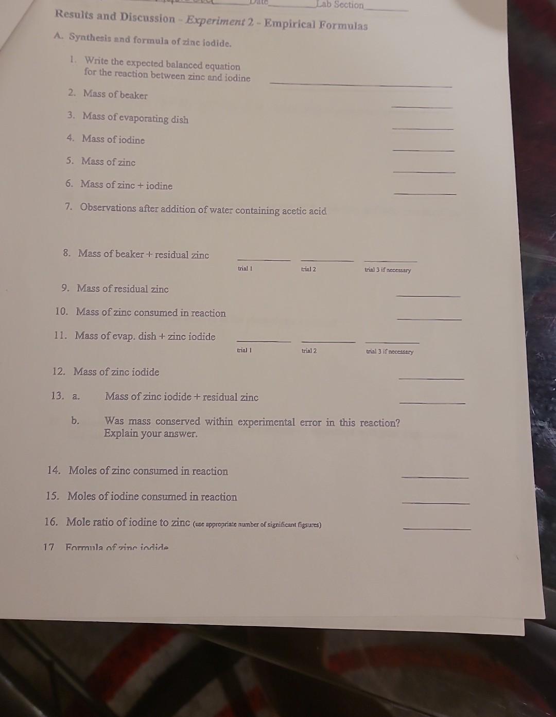 your answer. 19. In terms of the chemistry and energy of the