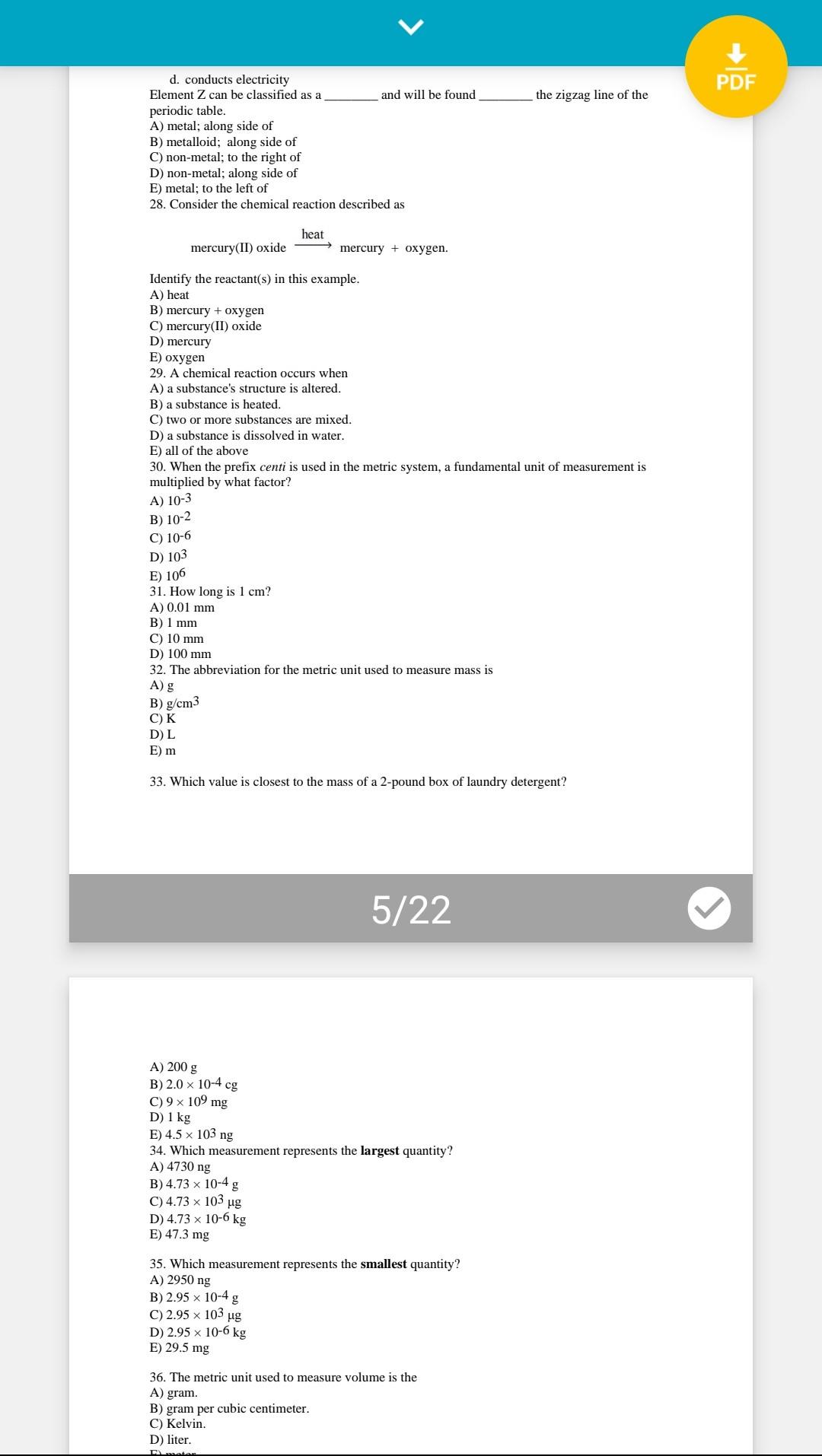 was lef over at the end of the reaction and why you