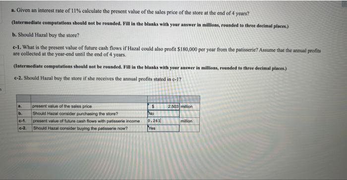 i keep getting part c wrong a. Given an interest rate of
