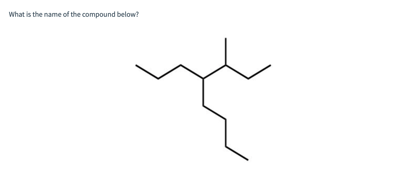 of the compound below? Which option is expected to have the highest