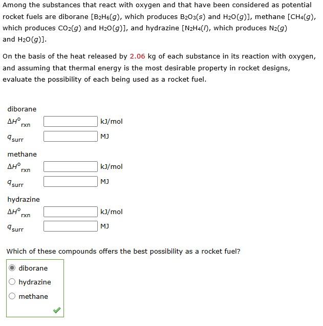  Among the substances that react with oxygen and that have been