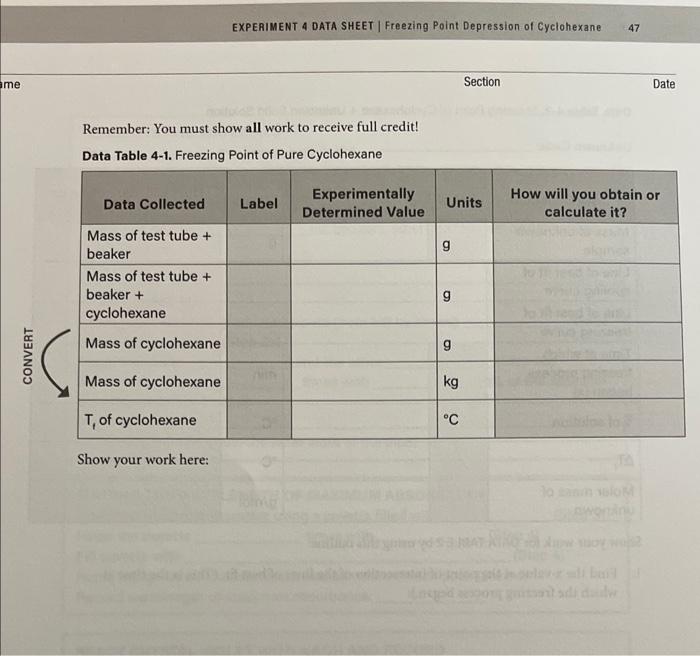 Please help Remember: You must show all work to receive full credit!