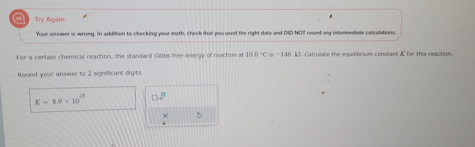check your math every time it is wrong I lose progress
