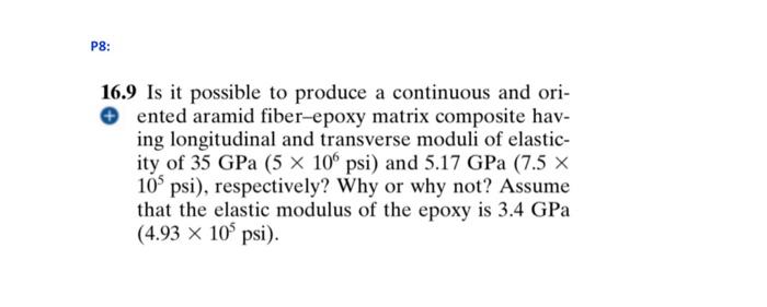  Please answer the question fully: 16.9 Is it possible to produce
