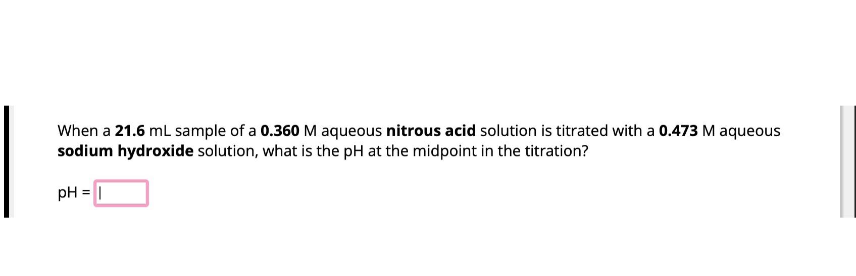  I need help with these two questions!! 1.What is the pH