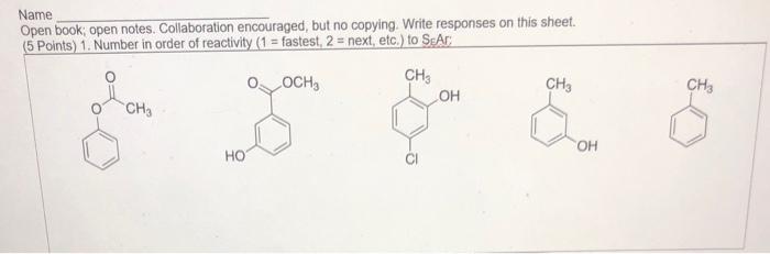 please help with this question :( Name Open book; open notes. Collaboration